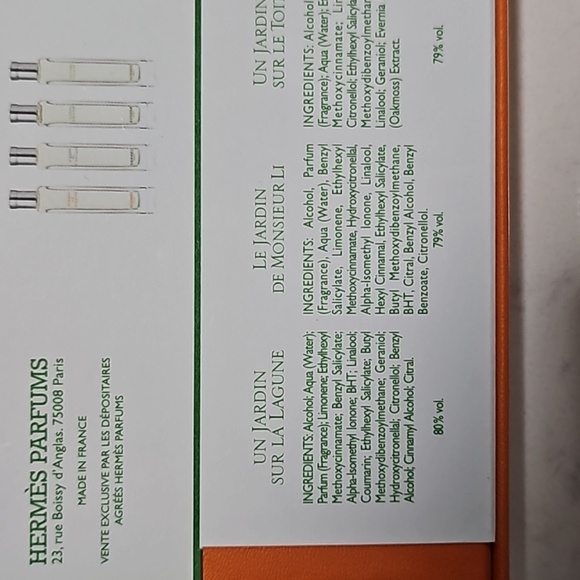 Hermes Travel Set Eau de Toilette Jardins - Picture 5 of 7